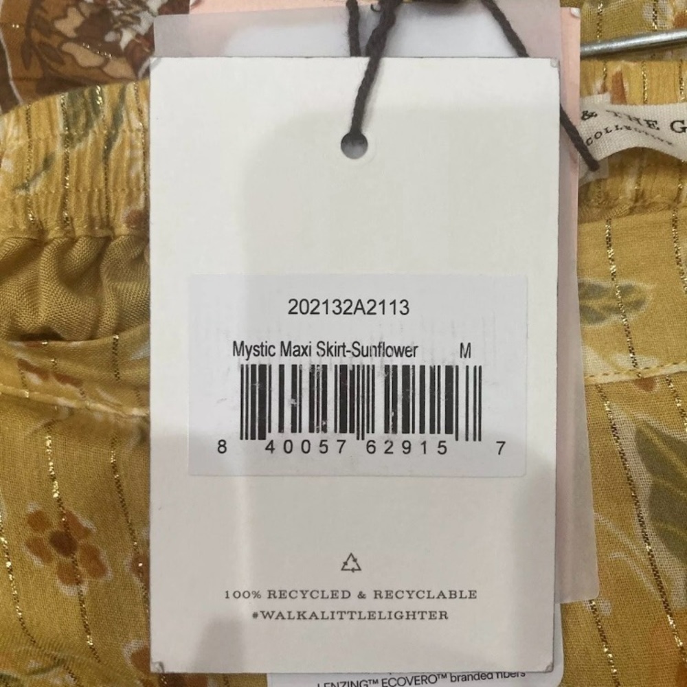 Spell Mystic Maxi Skirt, Size Medium, Sunflower - Picture 14 of 14